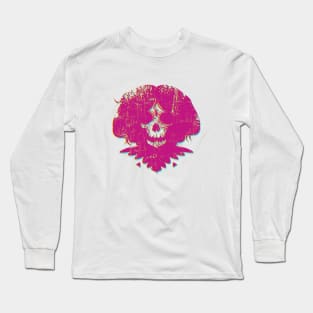 Ghost Face - Pink Long Sleeve T-Shirt